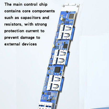 USB-C Yesido HB17 hub, 4 az 1-ben, szürke