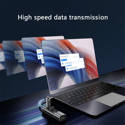 USB-C Hub Yesido HB23, 5 az 1-ben, Szürke