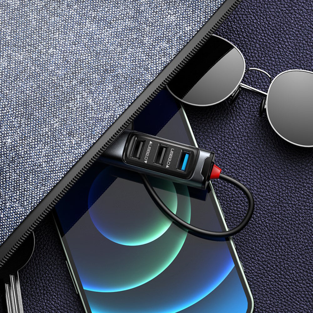 USB-C Hub Yesido HB23, 5 az 1-ben, Szürke