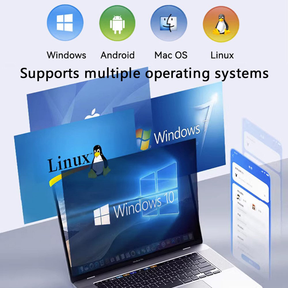 USB-C Hub Yesido HB23, 5 az 1-ben, Szürke