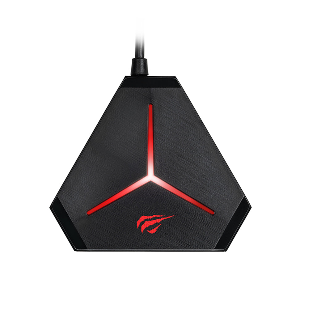 Hub USB HAVIT H95, 10in1, Fekete