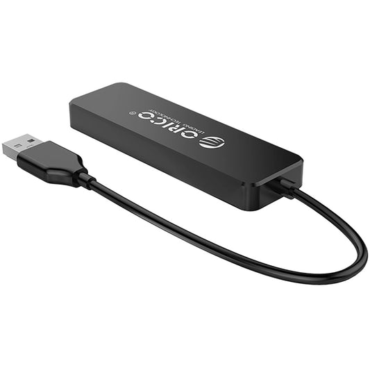 Orico FL01 USB Hub, 4 x USB-A, Fekete