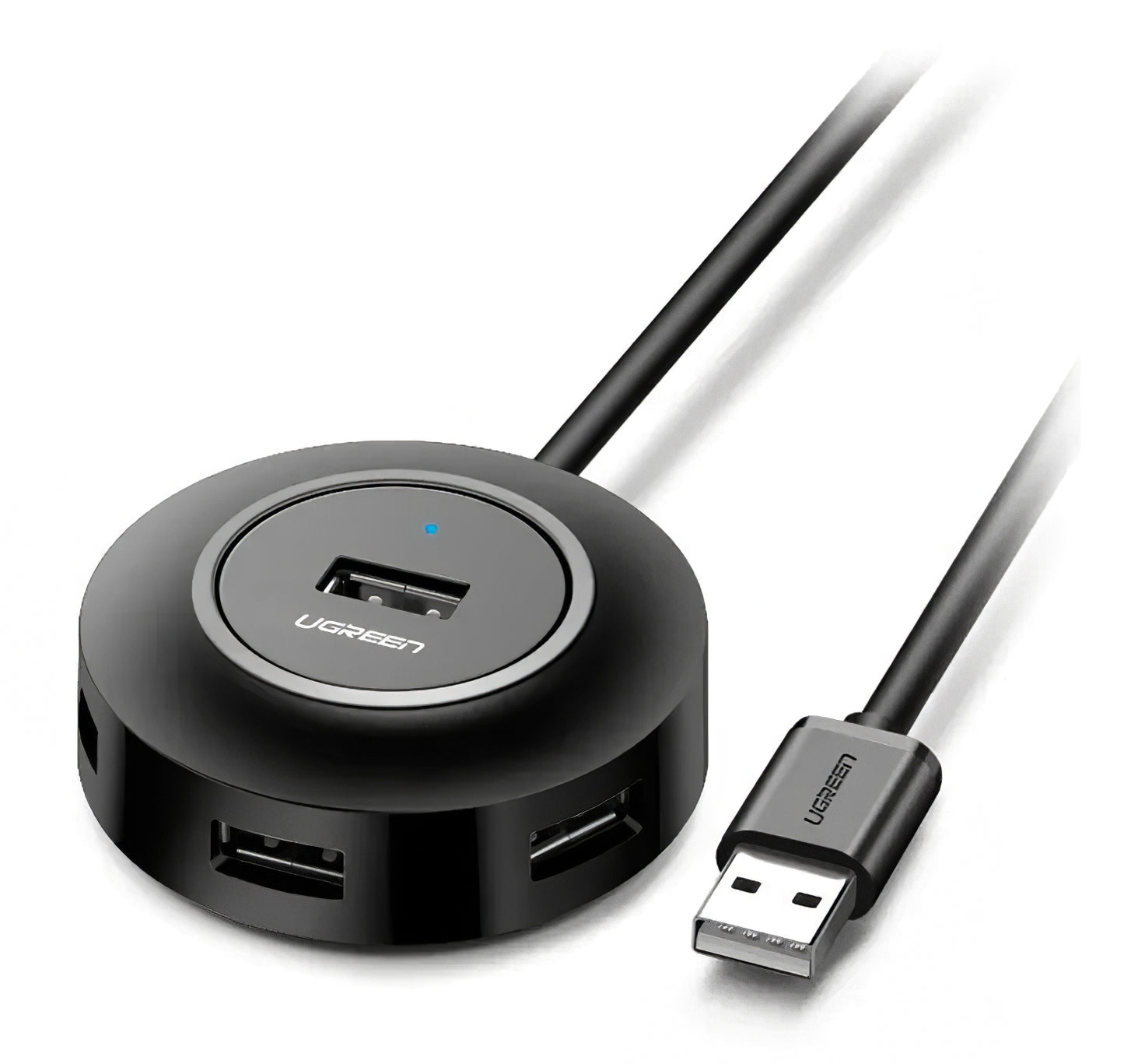 USB hub UGREEN CR106, 4 x USB-A, 1m, fekete