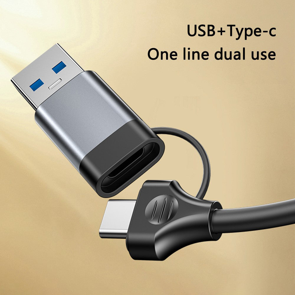 USB / USB-C Yesido HB20, 5 az 1-ben, Szürke