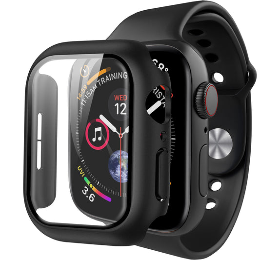 Anank Screen Guard tok Apple Watch Series 7 41mm-hez, fekete
