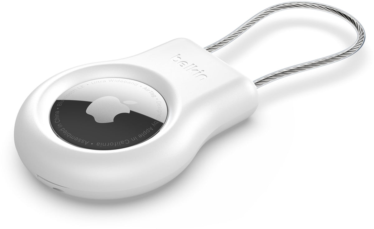 Belkin Wire Cable tok Apple AirTag-hoz, fehér MSC009btWH