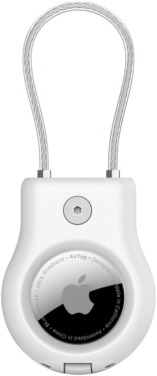 Belkin Wire Cable tok Apple AirTag-hoz, fehér MSC009btWH
