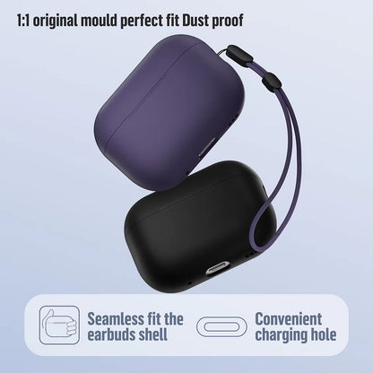 Blueo Liquid tok Apple AirPods Pro 2-höz, tengerészkék