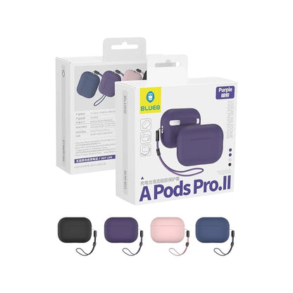 Blueo Liquid tok Apple AirPods Pro 2-hez, lila