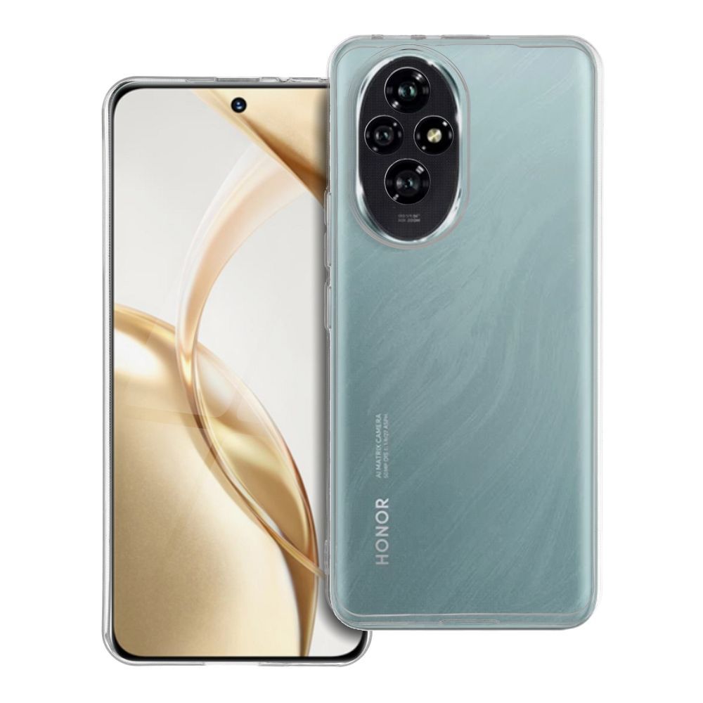 Honor 200 Smart kameravédő tok, OEM, 2mm, átlátszó