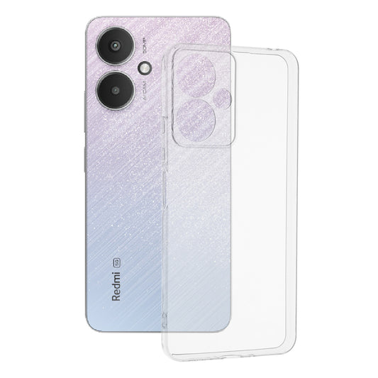 Kameravédő tok Xiaomi Redmi 13C 5G-hez, Techsuit, Átlátszó, Tiszta