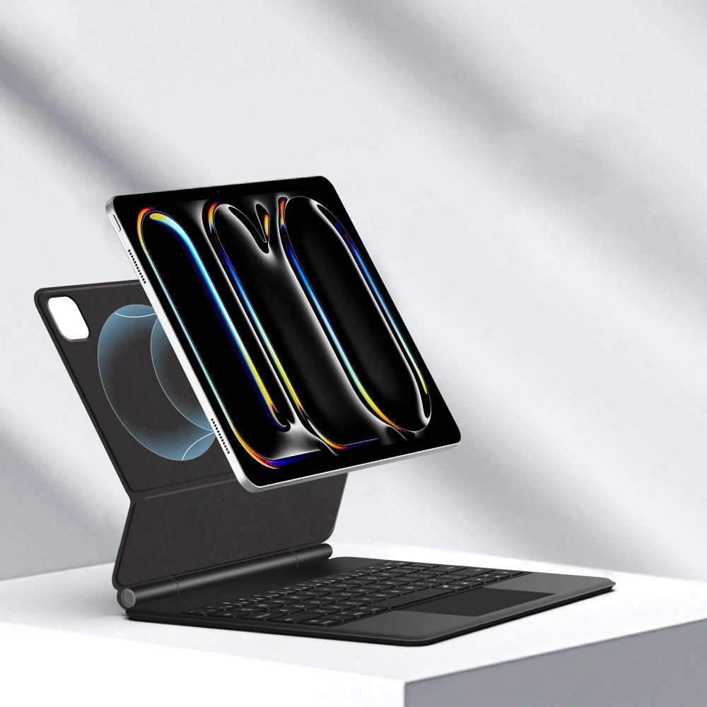 Billentyűzetes tok az Apple iPad Pro 11 (2025) / (2024) számára, Tech-Protect, SmartCase Magnetic, Fekete