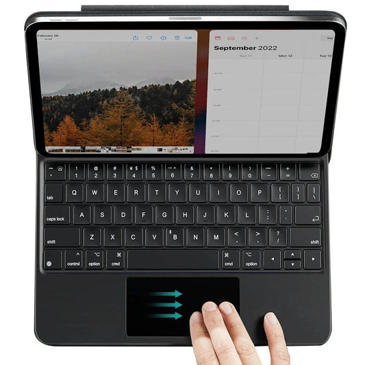 Billentyűzetes tok Apple iPad (2025) / (2022) számára, ESR, Rebound New, Fekete