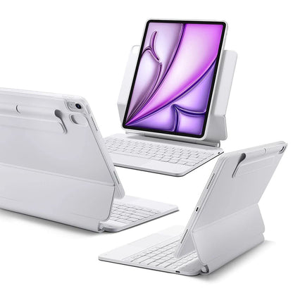 Keyboard Case for Apple iPad (2025) / (2022), ESR, Rebound, White