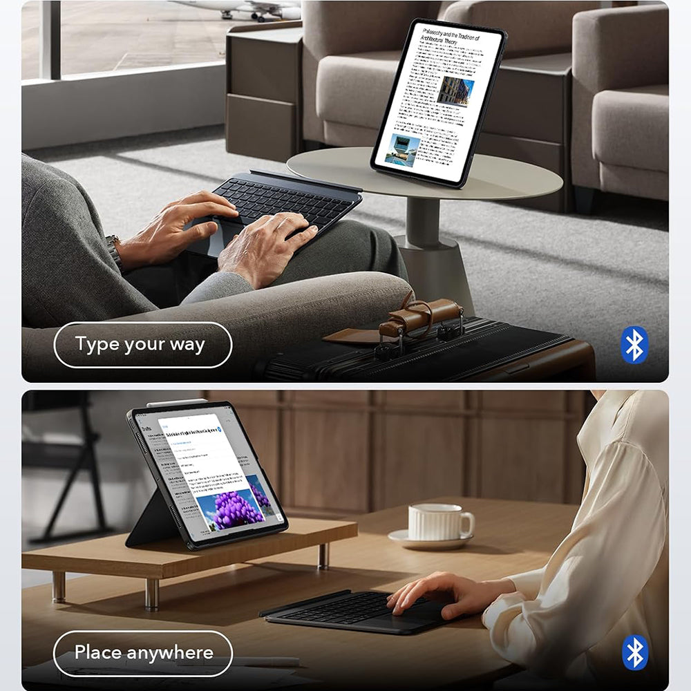Tokkal ellátott tok az Apple iPad Air 13-hoz (2025) / Air 13 (2024), ESR, Shift, Szürke