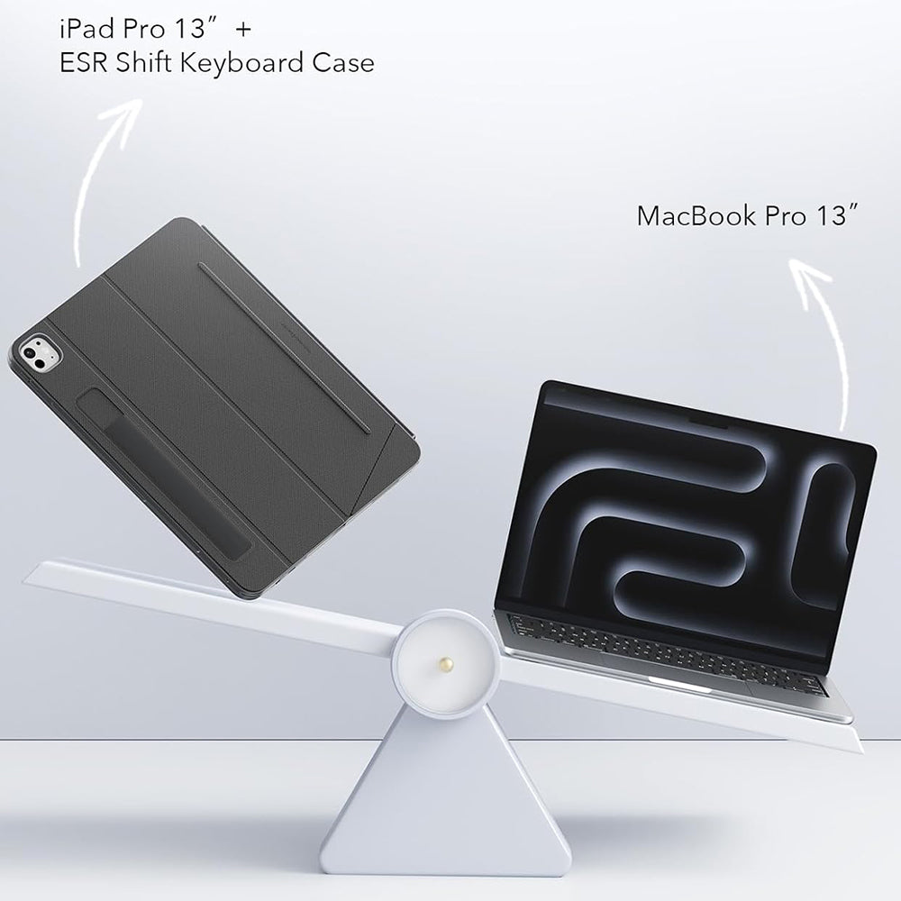 Tokkal ellátott tok az Apple iPad Air 13-hoz (2025) / Air 13 (2024), ESR, Shift, Szürke