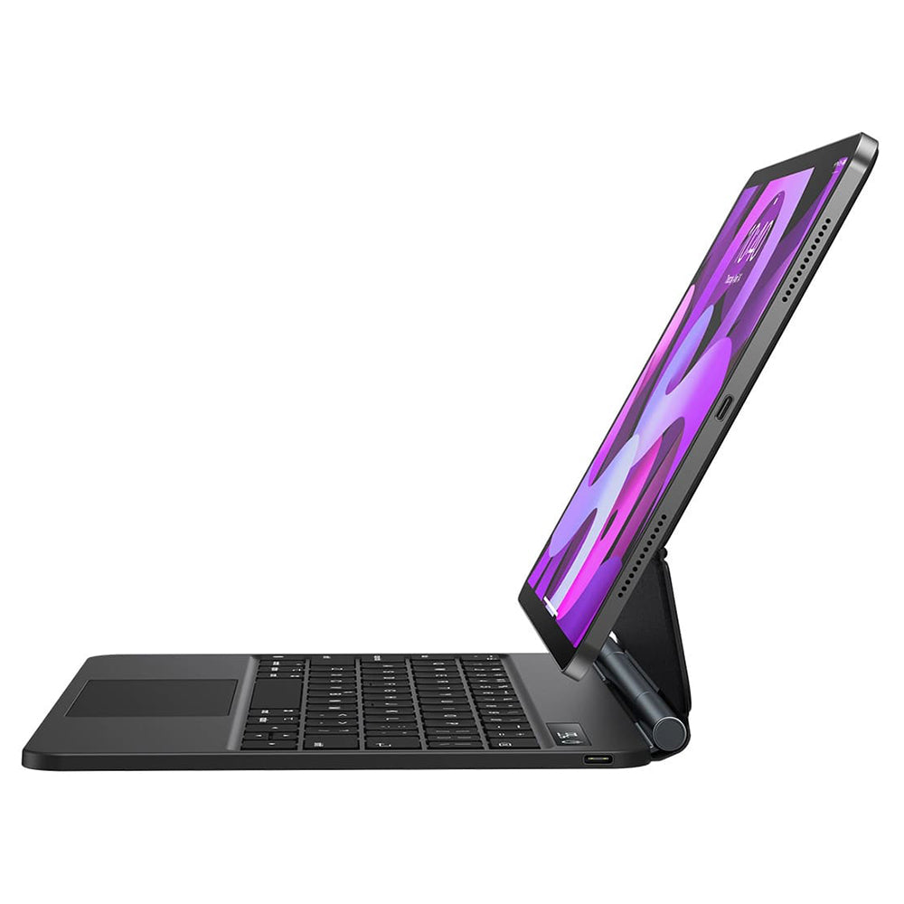 Billentyűzetes tok Apple iPad Air (2022) / Air (2020) / Pro 11 (2018) készülékhez, Baseus, Brilliance with Digital Display, Szürke