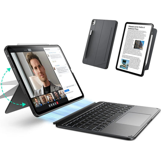 Tokkal ellátott tok az Apple iPad Pro 13-hoz (2024), ESR, Shift, Szürke