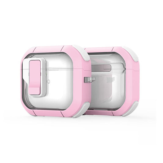 DUX DUCIS PECN tok Apple AirPods 4-hez, Világos rózsaszín