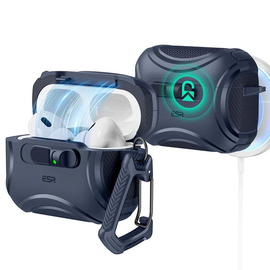 ESR Cyber FlickLock tok Apple AirPods Pro 3-hoz, Kék
