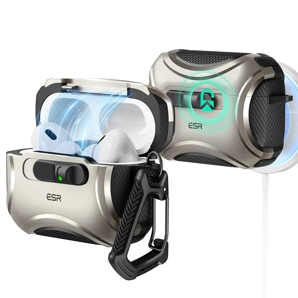 ESR Cyber FlickLock tok Apple AirPods Pro 3-hoz, Szürke