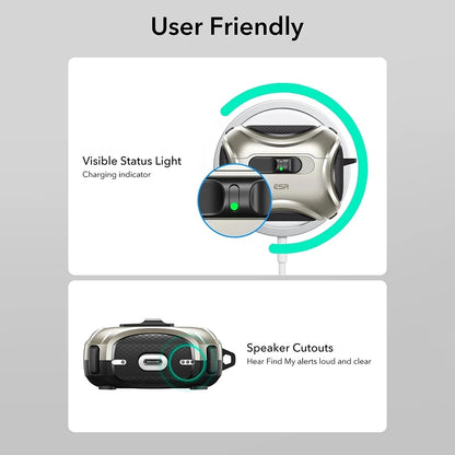 ESR Cyber FlickLock tok Apple AirPods Pro 3-hoz, Szürke
