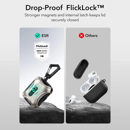 ESR Cyber FlickLock tok Apple AirPods Pro 3-hoz, Szürke