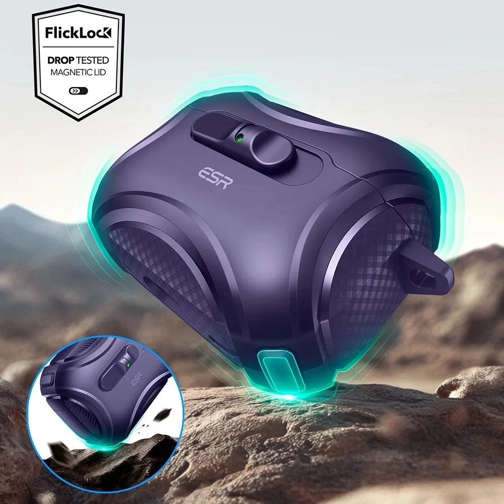 ESR Cyber FlickLock tok Apple AirPods Pro 3-hoz, Lila