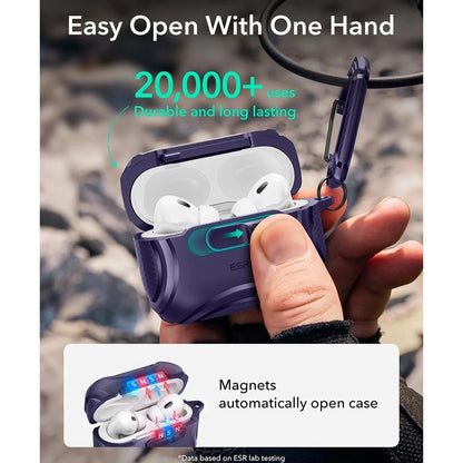 ESR Cyber FlickLock tok Apple AirPods Pro 3-hoz, Lila