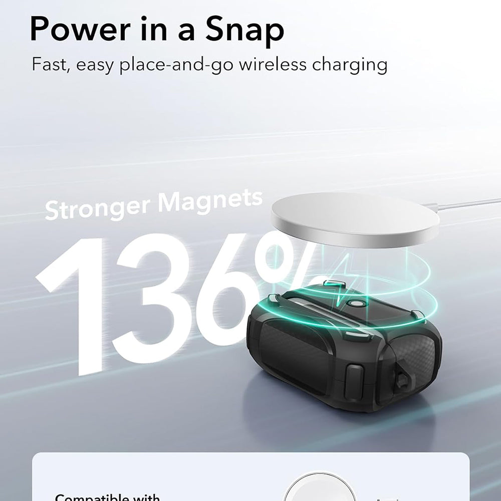 ESR Cyber tok Apple AirPods Pro sorozathoz, Fekete