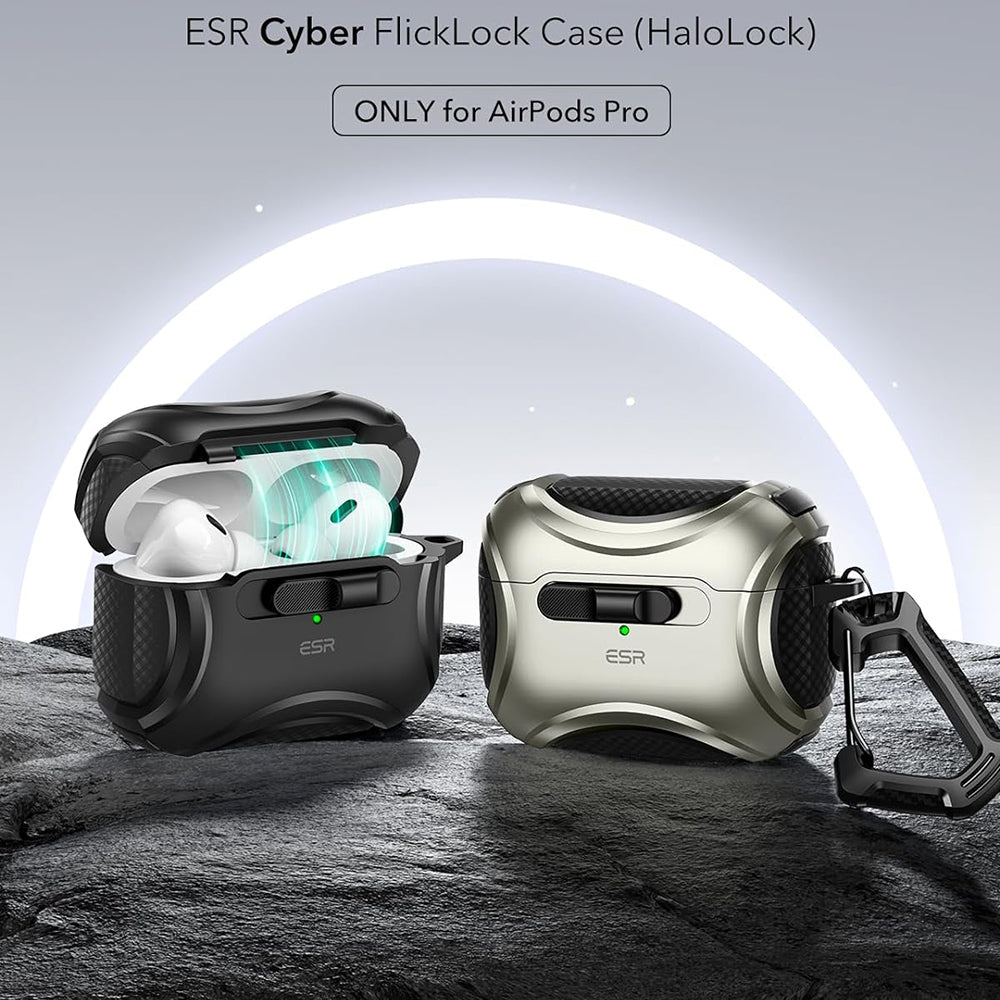 ESR Cyber tok Apple AirPods Pro sorozathoz, Fekete