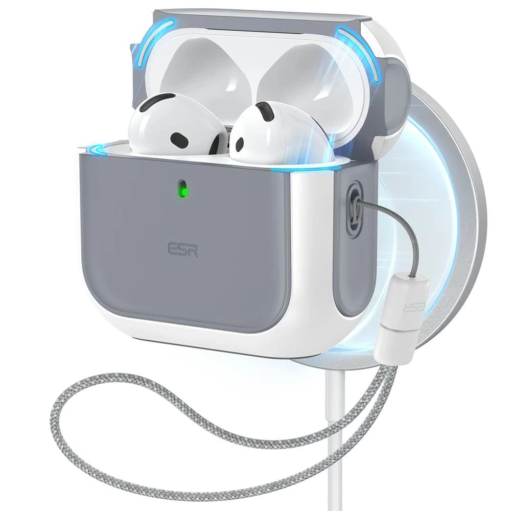 ESR Orbit Hybrid Case for Apple AirPods 4, White