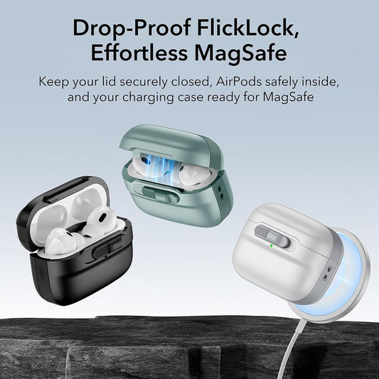 ESR Pulse tok Apple AirPods 4-hez, fekete