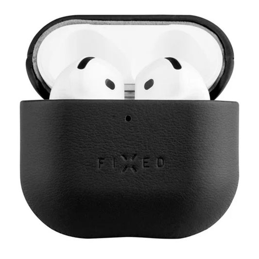 Fixed PodsLeather tok Apple AirPods 4-hez, Fekete