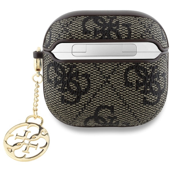 Guess 4G Charm tok Apple AirPods 4-hez, Barna