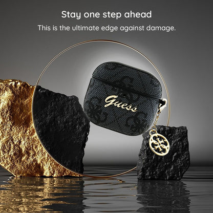 Guess 4G Charm tok Apple AirPods 4-hez, Barna