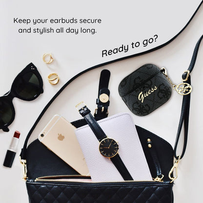 Guess 4G Charm tok Apple AirPods 4-hez, Barna