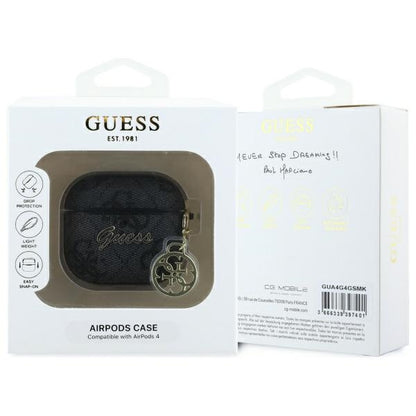Guess 4G Charm tok Apple AirPods 4-hez, Barna
