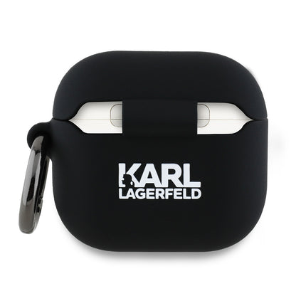 Karl Lagerfeld 3D Choupette's Head tok Apple AirPods 4-hez, Fekete