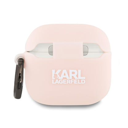 Karl Lagerfeld 3D Choupette's Head tok Apple AirPods 4-hez, Rózsaszín