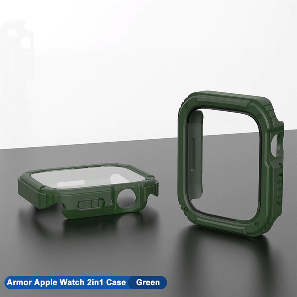 Lito Armor 360 tok Apple Watch 38mm sorozathoz, zöld