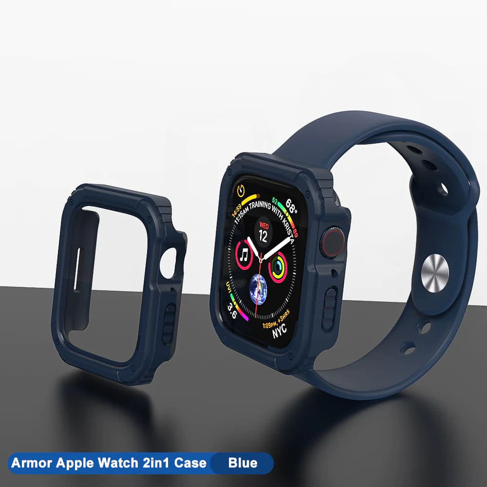 Lito Armor 360 tok Apple Watch 42mm Series-hez, Kék