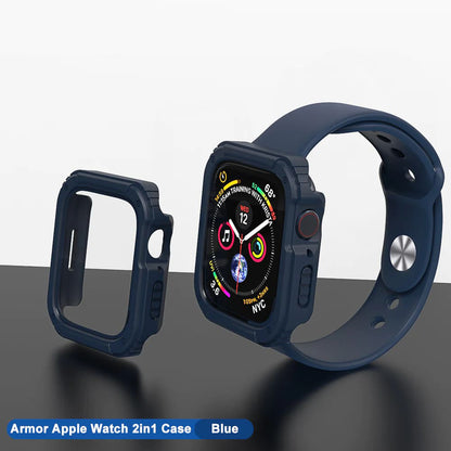 Lito Armor 360 tok Apple Watch 42mm Series-hez, Kék