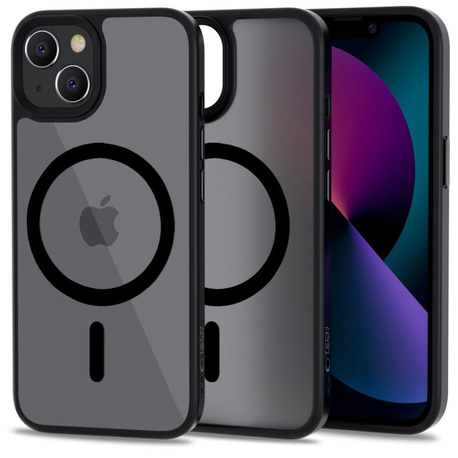 MagSafe tok Apple iPhone 13-hoz, Tech-Protect, Magmat, Fekete