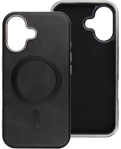 MagSafe tok Apple iPhone 16 Pro-hoz, OEM, Gentleman Mag, Fekete