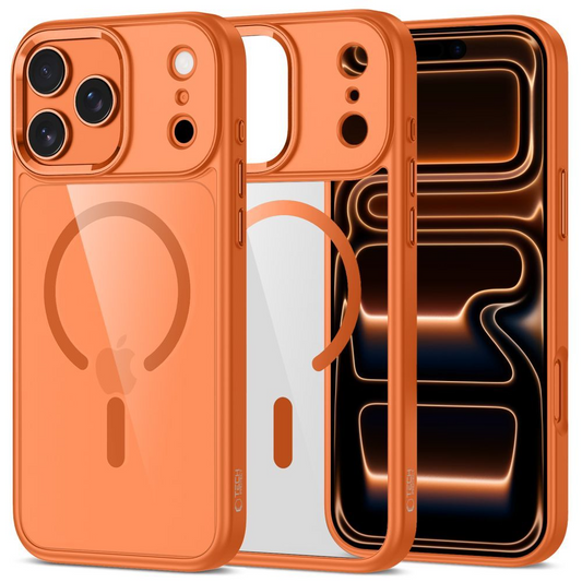 MagSafe tok Apple iPhone 17 Pro Max-hoz, Tech-Protect, Magmat, Narancssárga