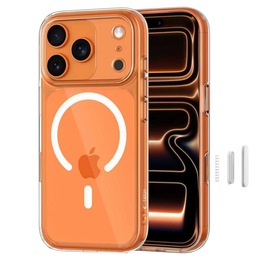 MagSafe tok Apple iPhone 17 Pro Max-hoz, Tech-Protect, MagPeak, Átlátszó