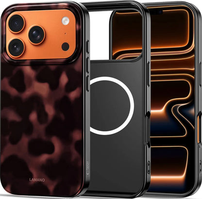 MagSafe tok Apple iPhone 17 Pro-hoz, Tech-Protect, Lamano Panther, Fekete