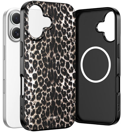 MagSafe tok Apple iPhone 17-hez, Tech-Protect, Lamano Leopard, Fekete