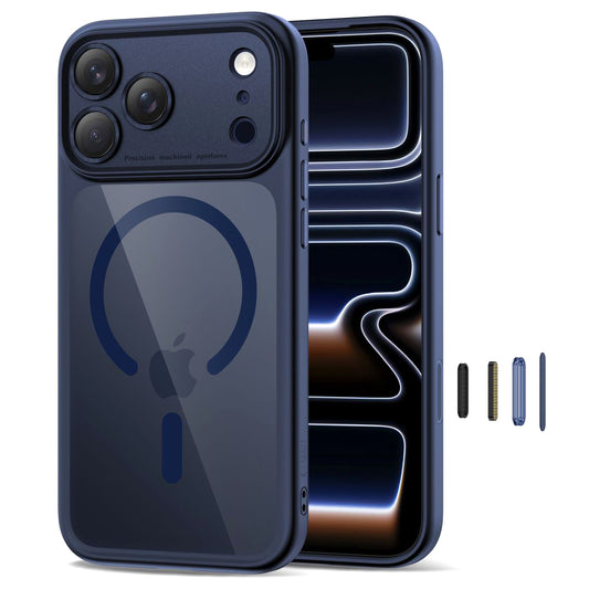 MagSafe tok Apple iPhone 17 Pro Max-hez, Tech-Protect, MagPeak, Tengerészkék